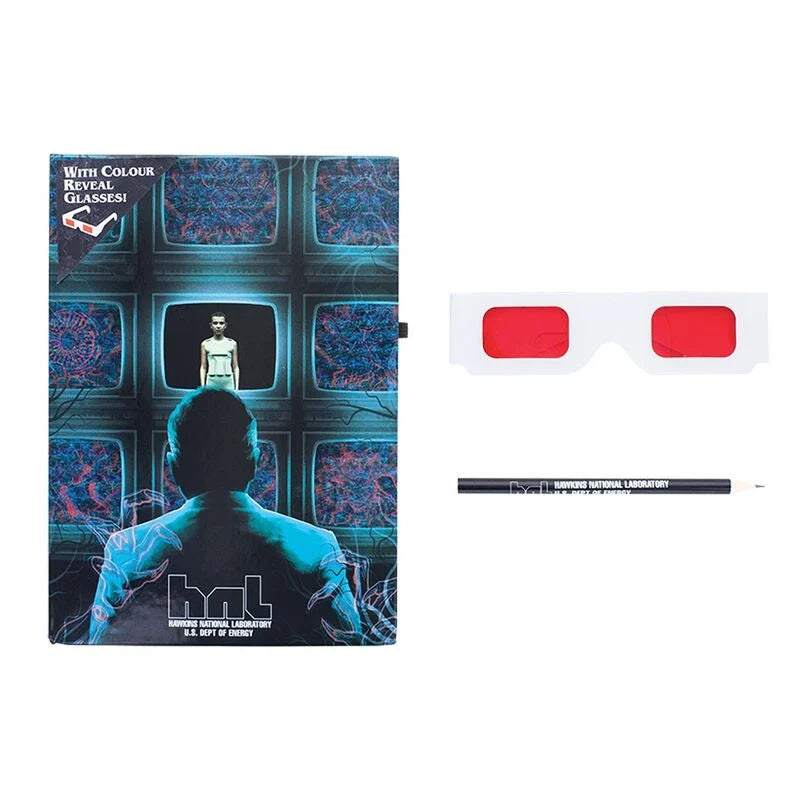 Set de cuaderno y lápiz Stranger Things Laboratorio Hawkins
