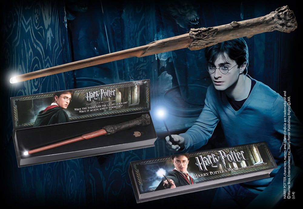 Harry Potter Réplica Varita de Harry con luz