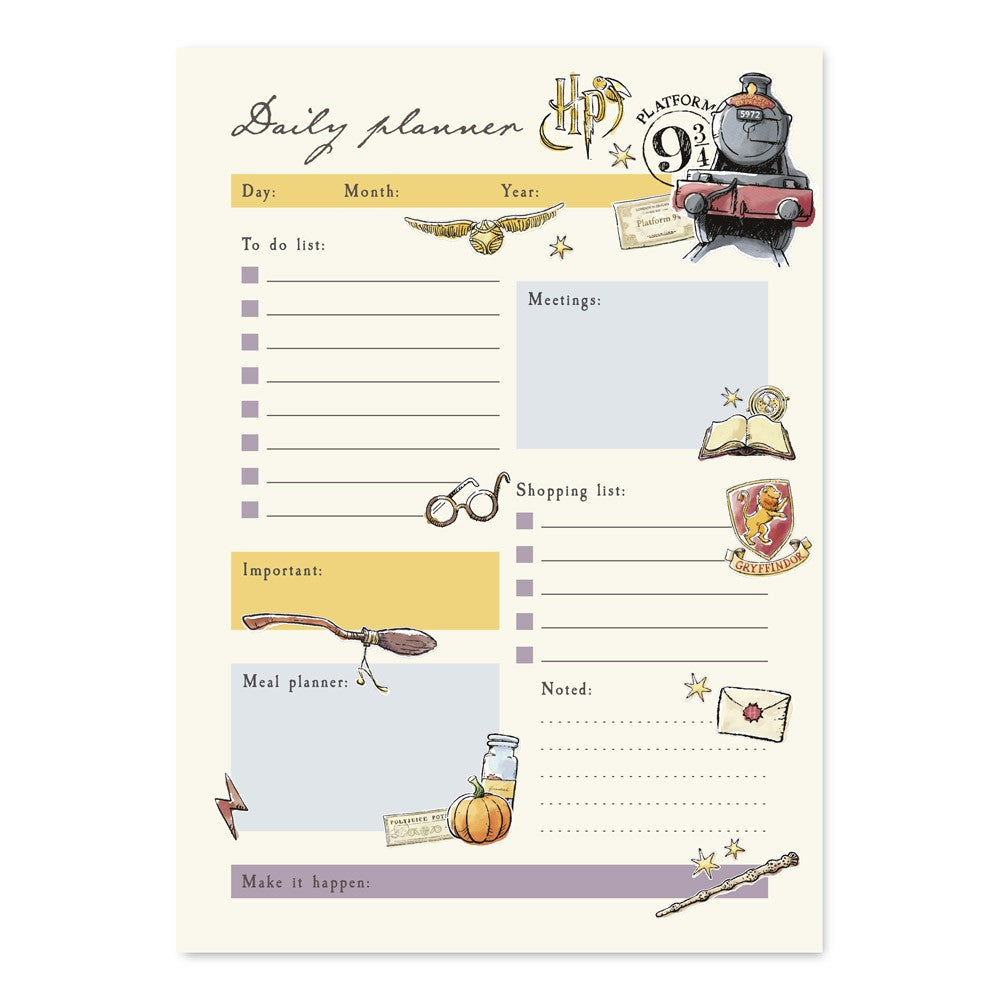 Bloc Planificador Diario A5 Harry Potter