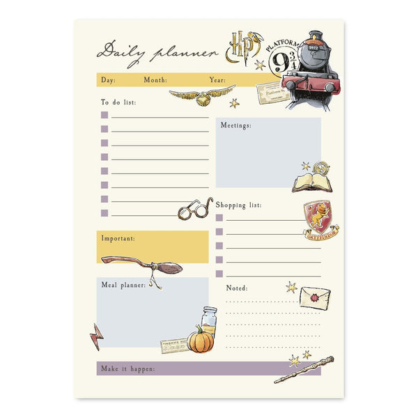 Bloc Planificador Diario A5 Harry Potter