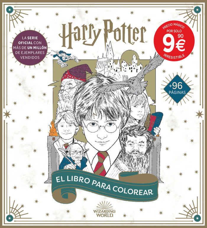 Harry Potter El Libro Oficial Para Colorear
