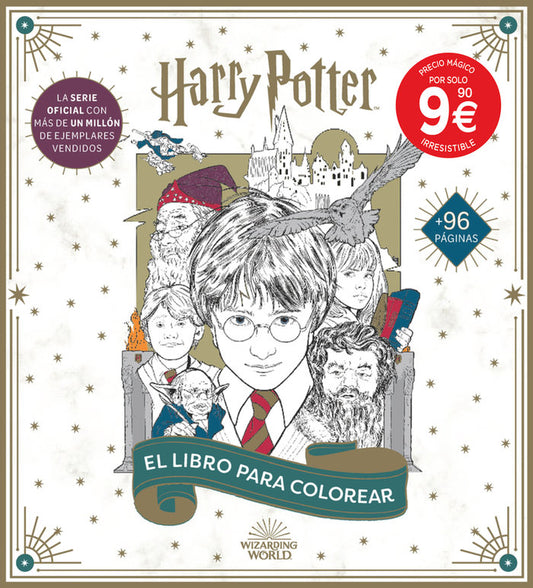 Harry Potter El Libro Oficial Para Colorear