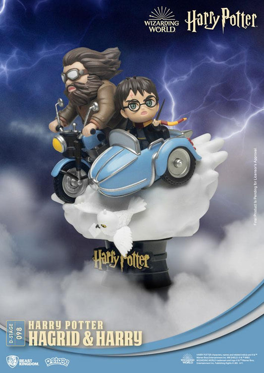 Harry Potter Diorama PVC D-Stage Hagrid & Harry New Version 15 cm