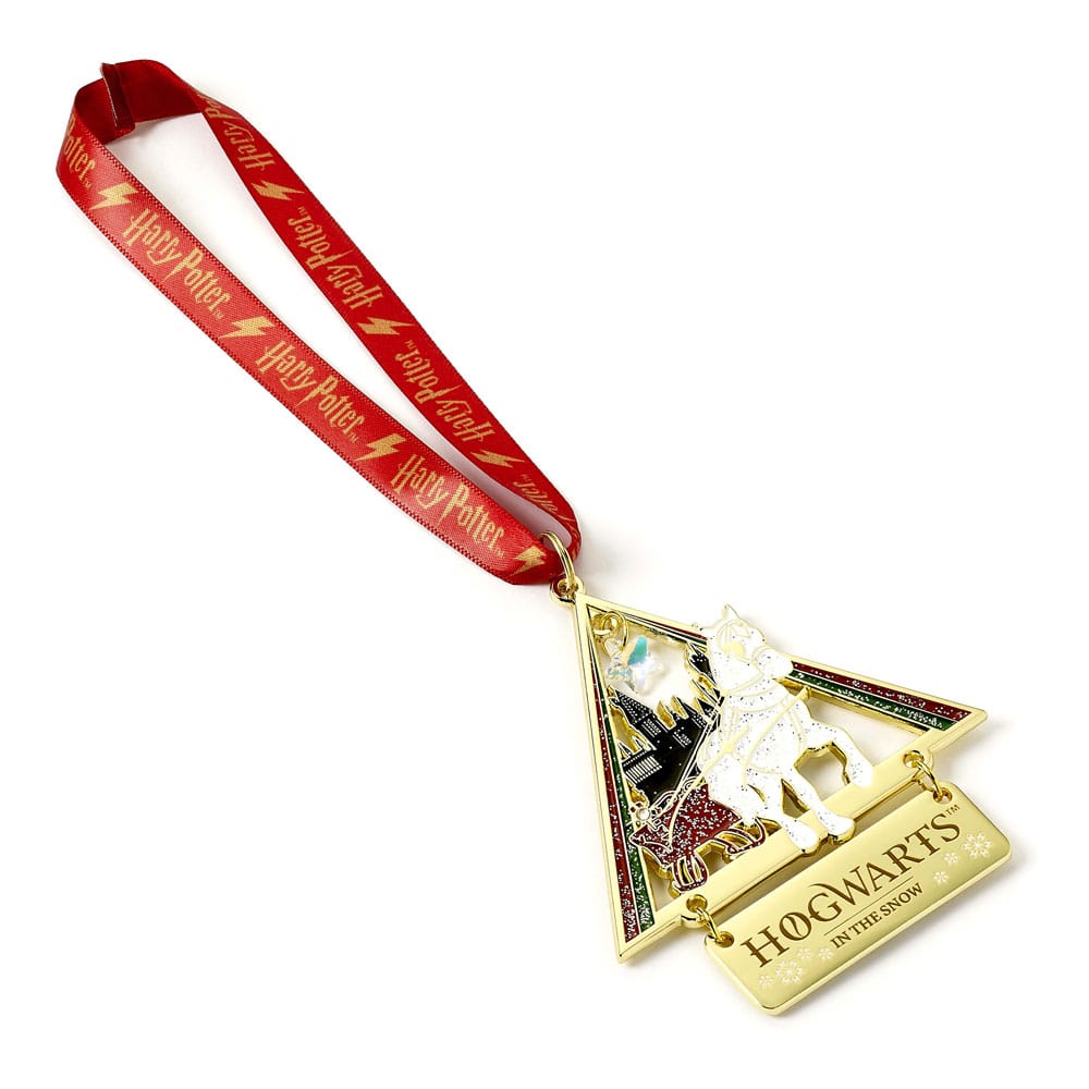 Harry Potter Bola de Navidad Hogwarts in the Snow (Dorado)