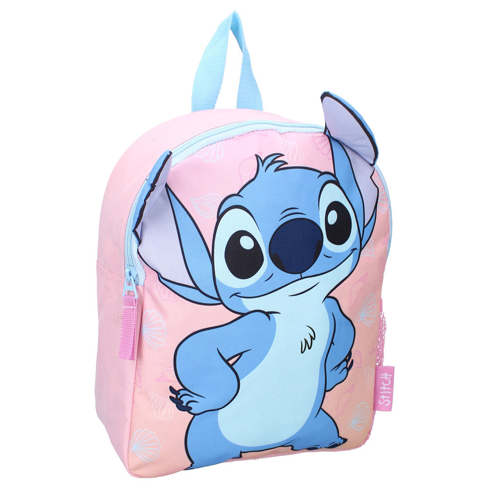 Mochila Infantil 32X26 Stitch Fluffy Friends