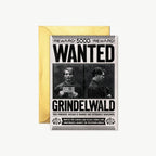 Tarjeta de felicitación lenticular Se busca Grindelwald - Animales Fantásticos Minalima-Harry Potter (Copia)