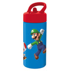 Botella Infantil Con Pajita Asa 410Ml Super Mario