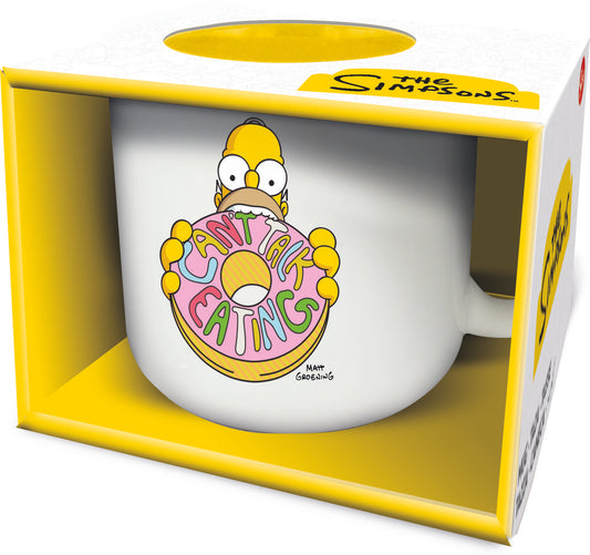 Taza Cerámica 400 Ml En Caja Regalo Simpsons Homer Face