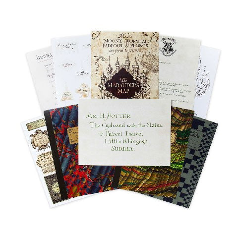 Lote de 20 postales de la serie de Hogwarts. Minalima-Harry Potter