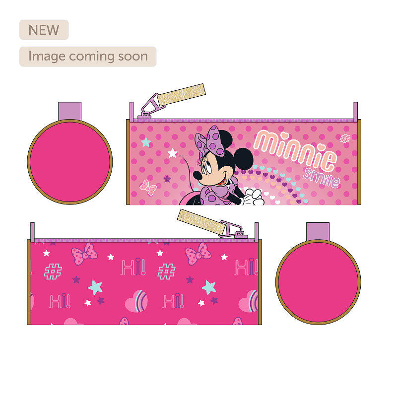 Portatodo Redondo Minnie Mouse I Like Smiles