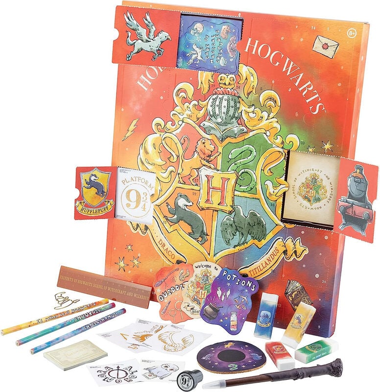 Calendario de Adviento, 24 Regalos Oficiales Harry Potter Hogwarts