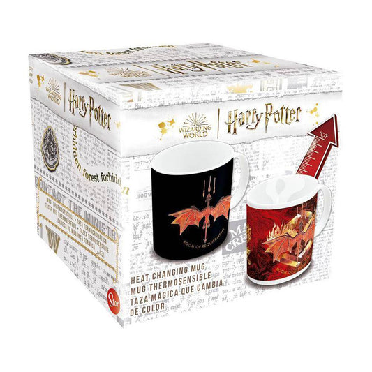 Taza cerámica Harry Potter 325ml cambio color (en caja regalo)