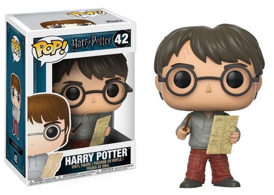 Harry Potter POP! Movies Vinyl Figura Harry Potter with Marauders Map 9 cm