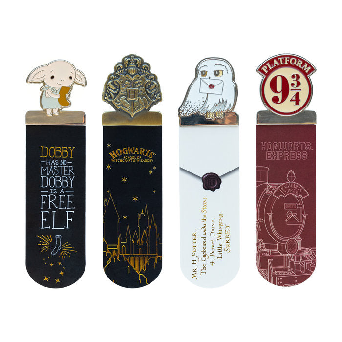 Set De 4 Marcapáginas Harry Potter