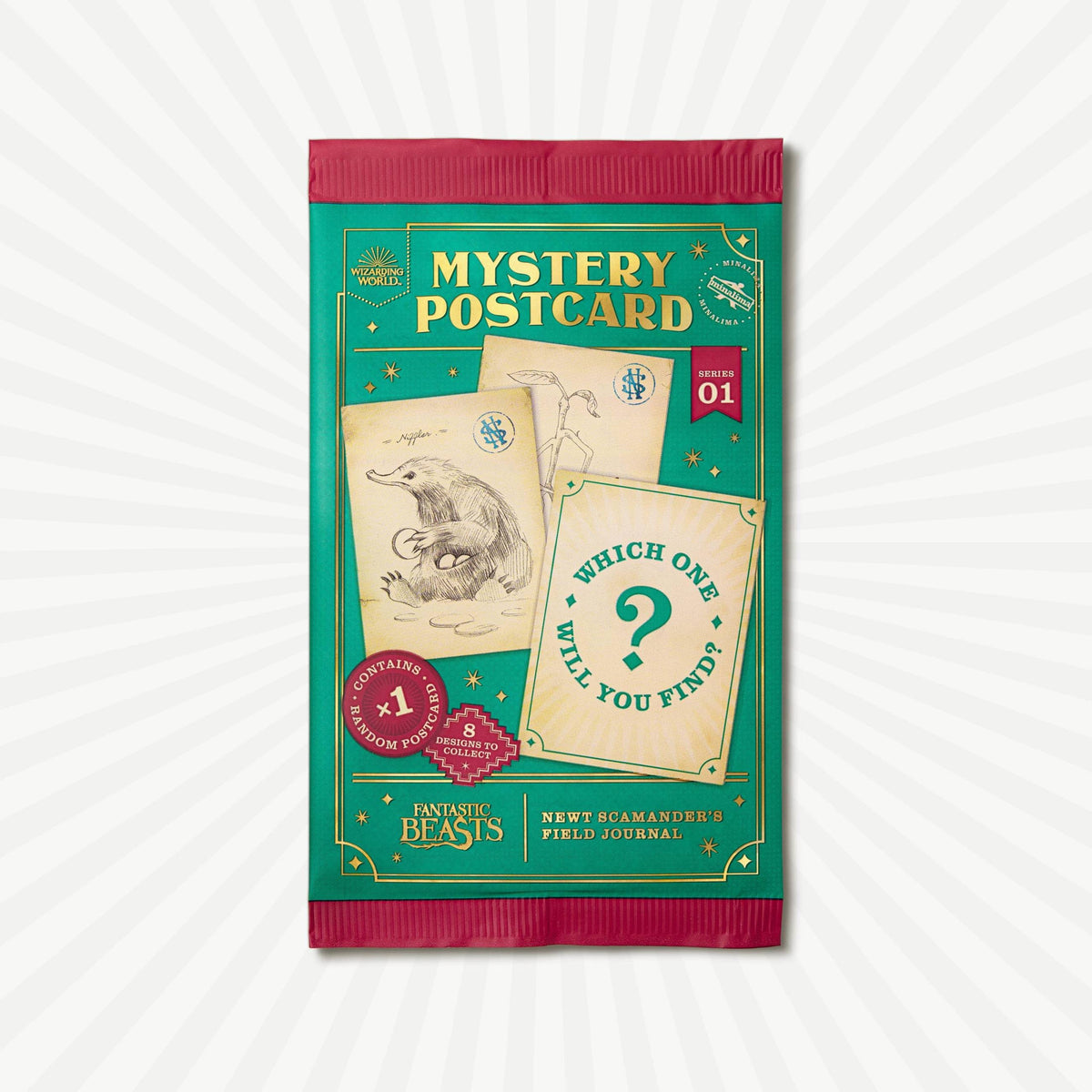 Postales misteriosas - Serie 01 El diario de campo de Newt Scamander. Minalima-Harry Potter