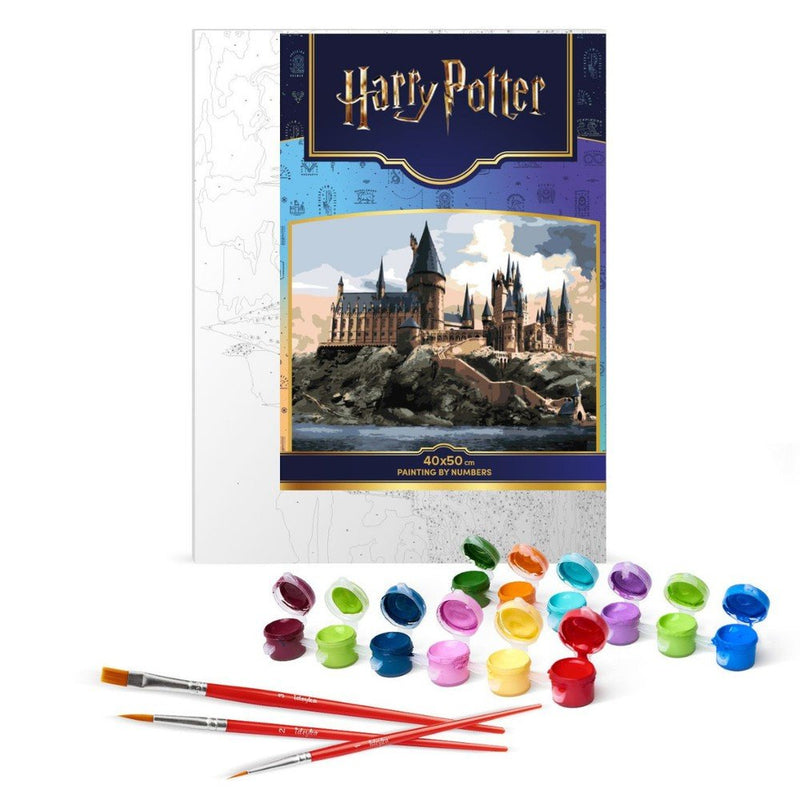 Pintar Por Números Harry Potter Hogwarts De Dia
