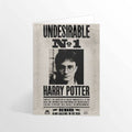 Tarjeta de felicitación lenticular - No deseado n.° 1. Minalima-Harry Potter