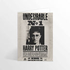 Tarjeta de felicitación lenticular - No deseado n.° 1. Minalima-Harry Potter