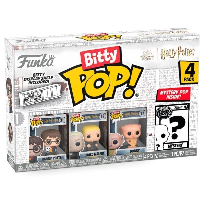 Blister 4 figuras Bitty POP Harry Potter