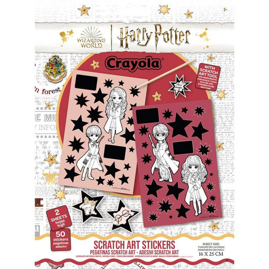 Set Scratch Art Con Stickers Harry Potter