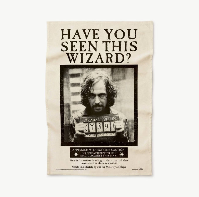 ¿Has visto este paño de cocina de mago? Minalima-Harry Potter