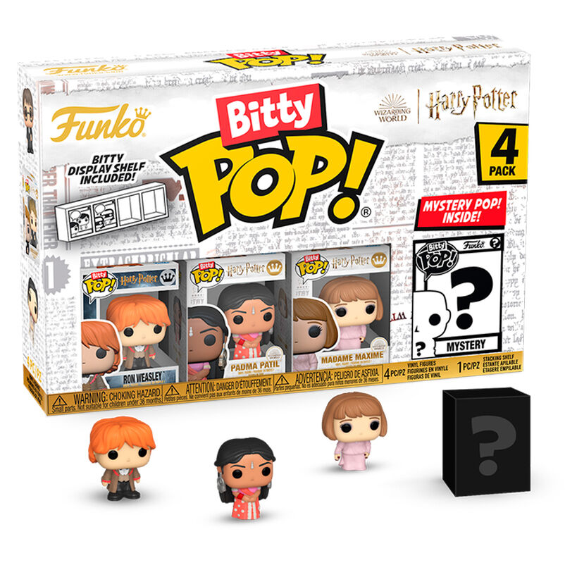 Blister 4 figuras Bitty POP Harry Potter Ron