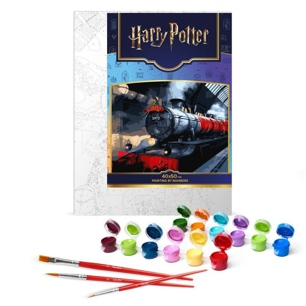 Pintar por números Harry Potter El Expreso de Hogwarts