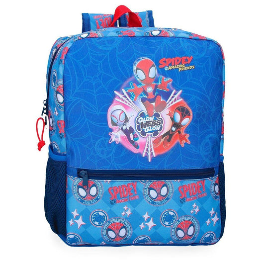 Mochila Infantil 33X27 Spidey Power Of 3 Adapt A Carro