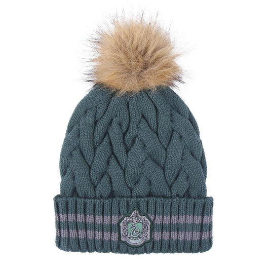 Gorro tricot pompom Slytherin talla única