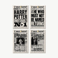 Juego de 4 imanes de la Gaceta Mágica de Harry Potter – minalima