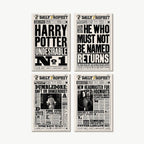 Juego de 4 imanes de la Gaceta Mágica de Harry Potter – minalima