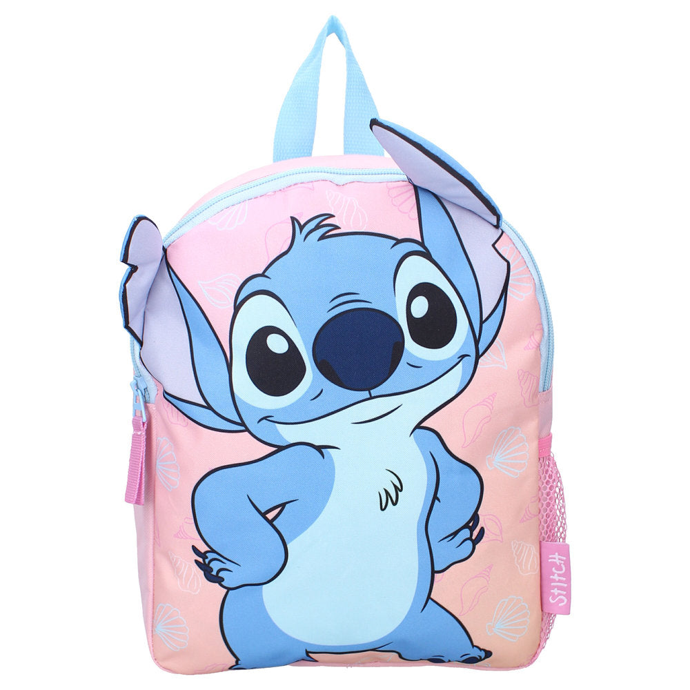 Mochila Infantil 32X26 Stitch Fluffy Friends