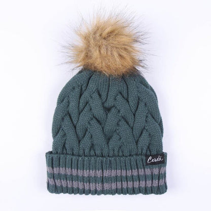 Gorro tricot pompom Slytherin talla única