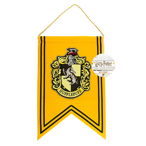 Banderín de pared de Hufflepuff - Harry Potter