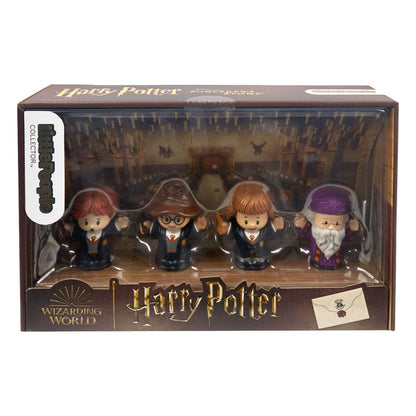 Harry Potter Pack de 4 Minifiguras Fisher-Price Little People Collector Piedra Filosofal 6 cm