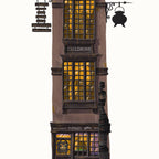 Lámina Artística Tienda de Good Cauldron – Minalima-Harry Potter