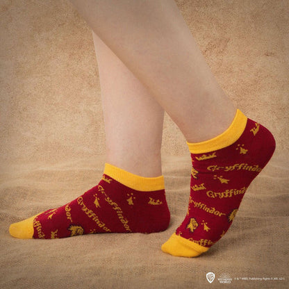 Harry Potter Pack de 3 Pares de calcetines tobilleros Gryffindor