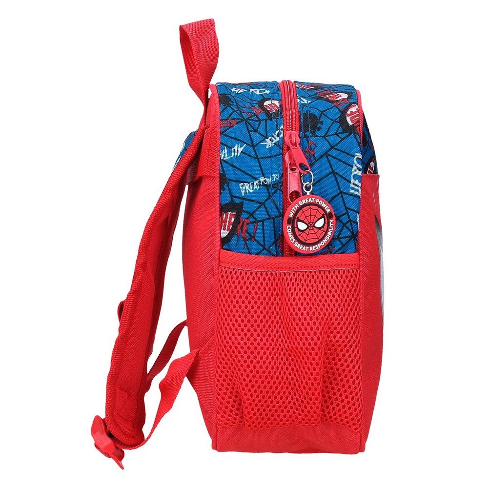 Mochila De Guarderia 25Cm Spiderman Authentic Adapt A Carro