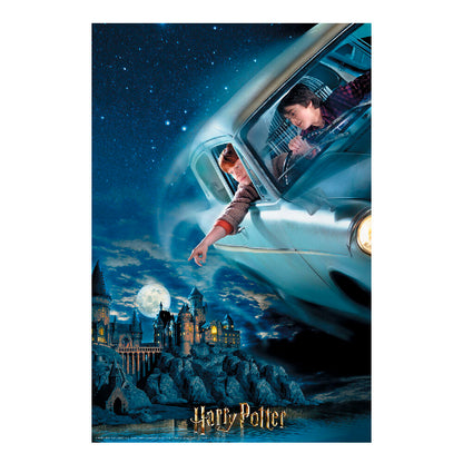 Puzzle lenticular Harry Potter y Ron en el Ford Anglia 300 piezas