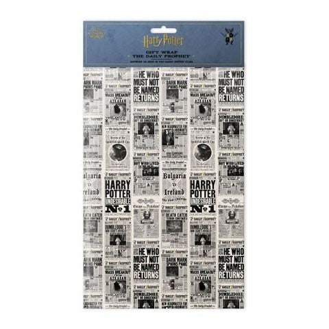 Papel de regalo y cuadernos MinaLima - Gaceta Mágica-Harry Potter