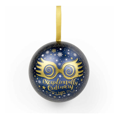 Harry Potter Bola de Navidad con collar Luna Lovegood Gafas