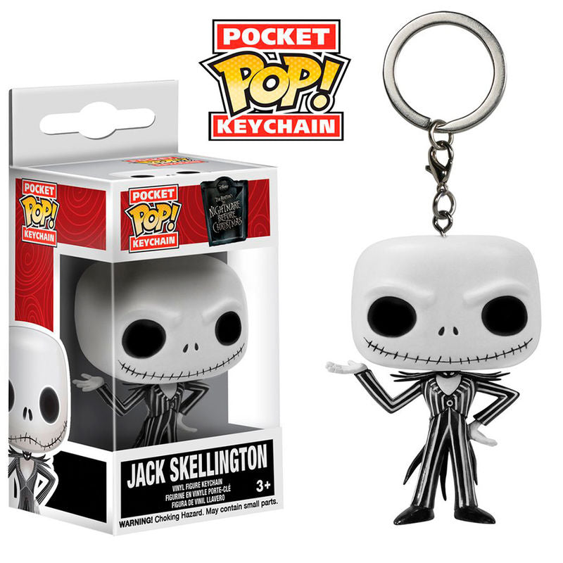 Llavero Pocket POP Jack Skellington Pesadilla Antes de Navidad