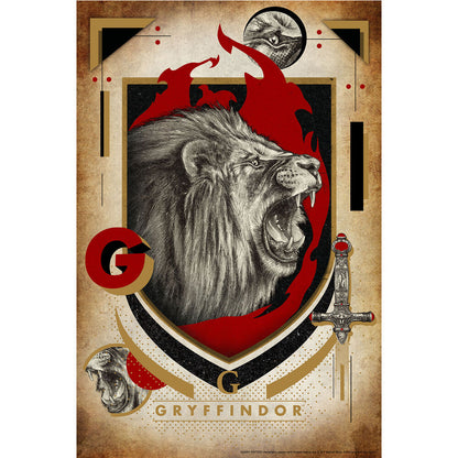 Puzzle-libro lenticular Harry Potter Gryffindor