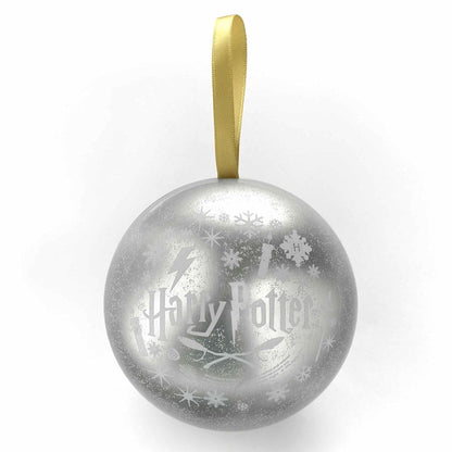 Harry Potter Bola de Navidad con collar Hufflepuff