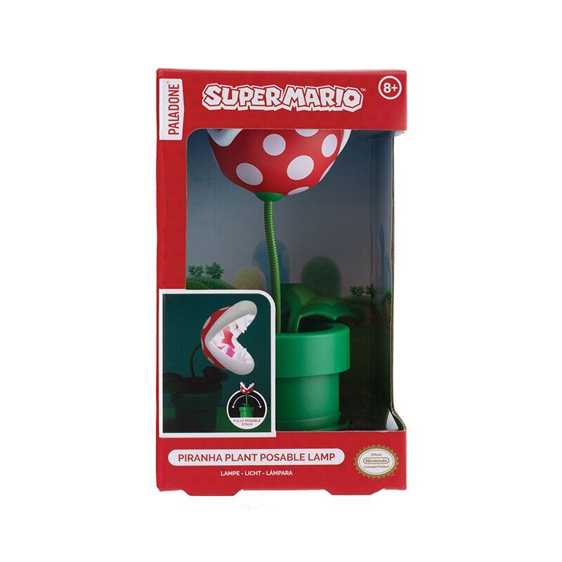 Lámpara Planta Piraña Super Mario Bros