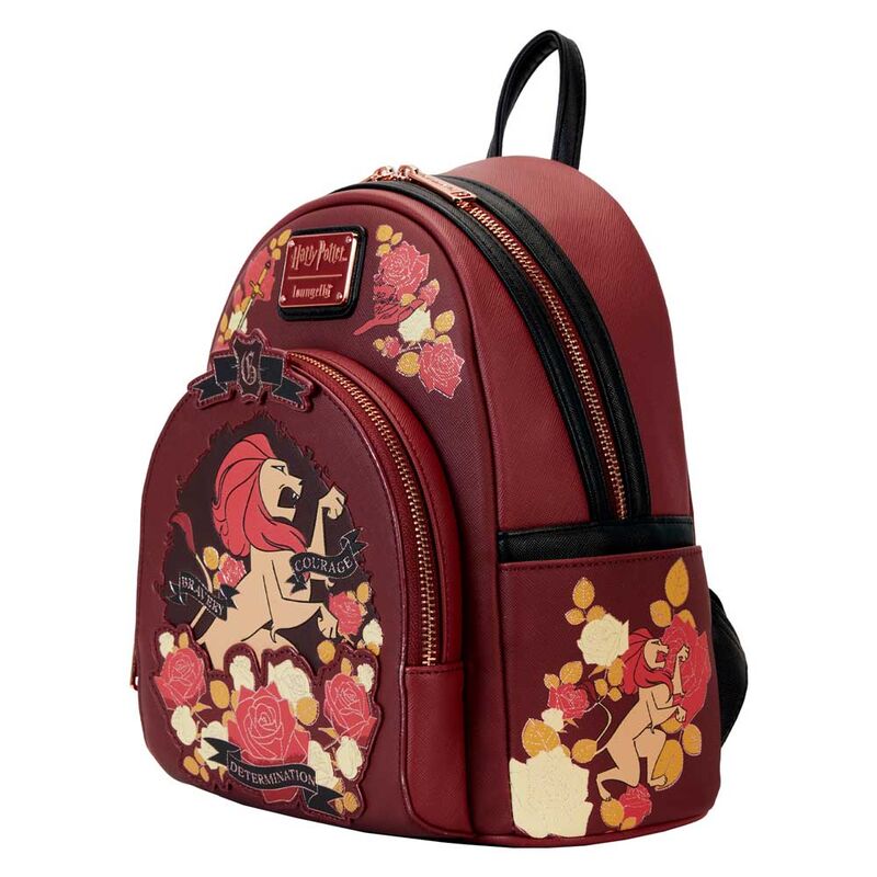 Mochila Gryffindor House Floral Harry Potter Loungefly 26cm