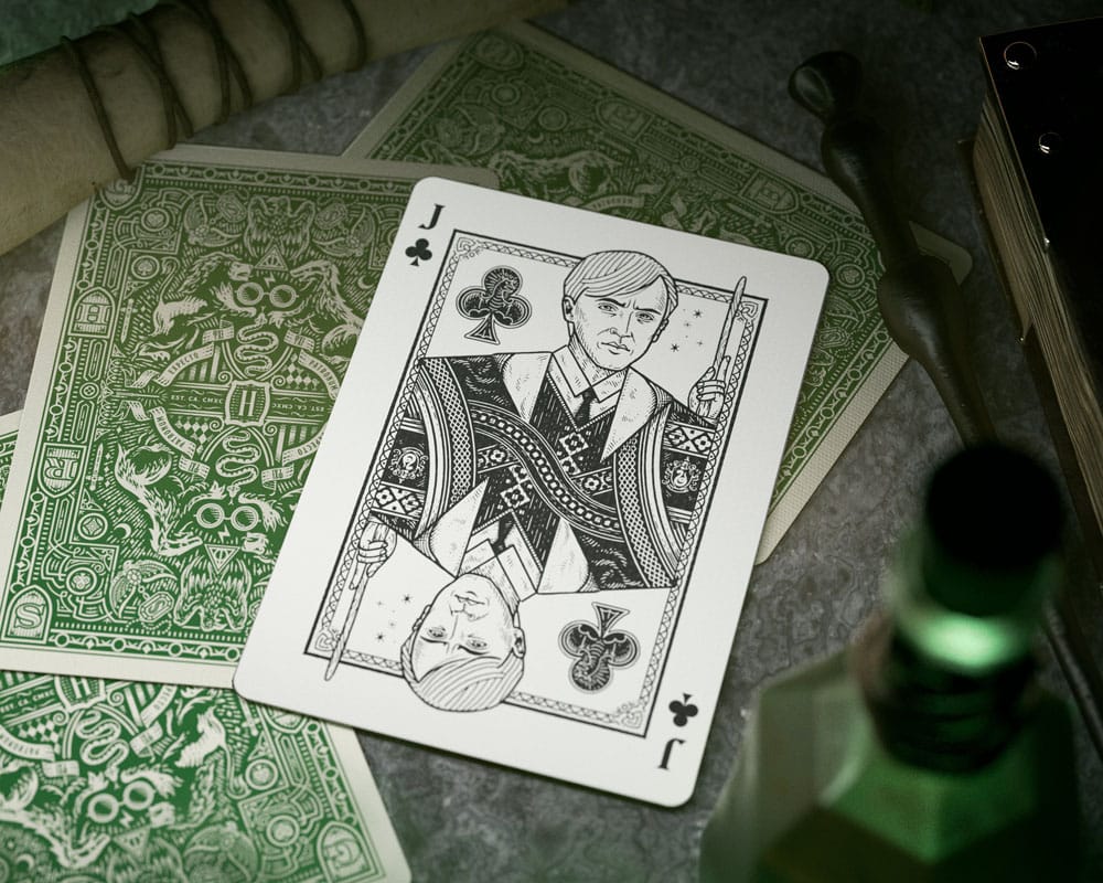 Harry Potter Baraja de cartas Green Version (Slytherin)