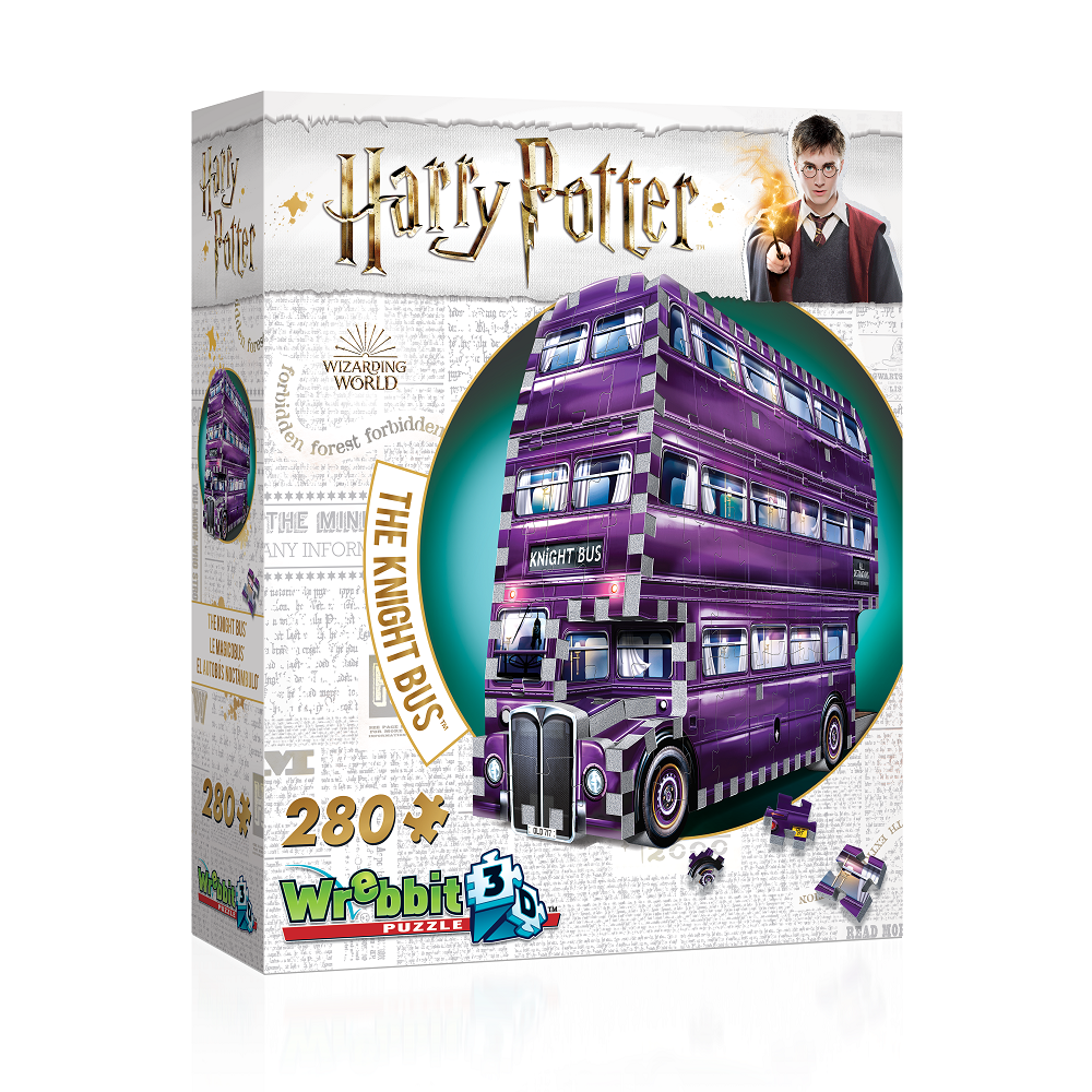 Harry Potter Puzzle 3D El Autobús Noctámbulo (280 piezas)