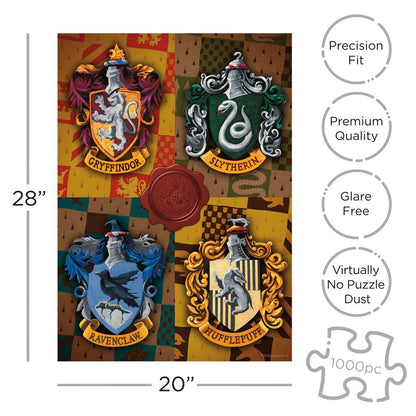 Harry Potter Puzzle Crests (1000 piezas)