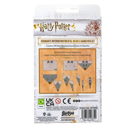 Set de Papelería Harry Potter Memos y Varita